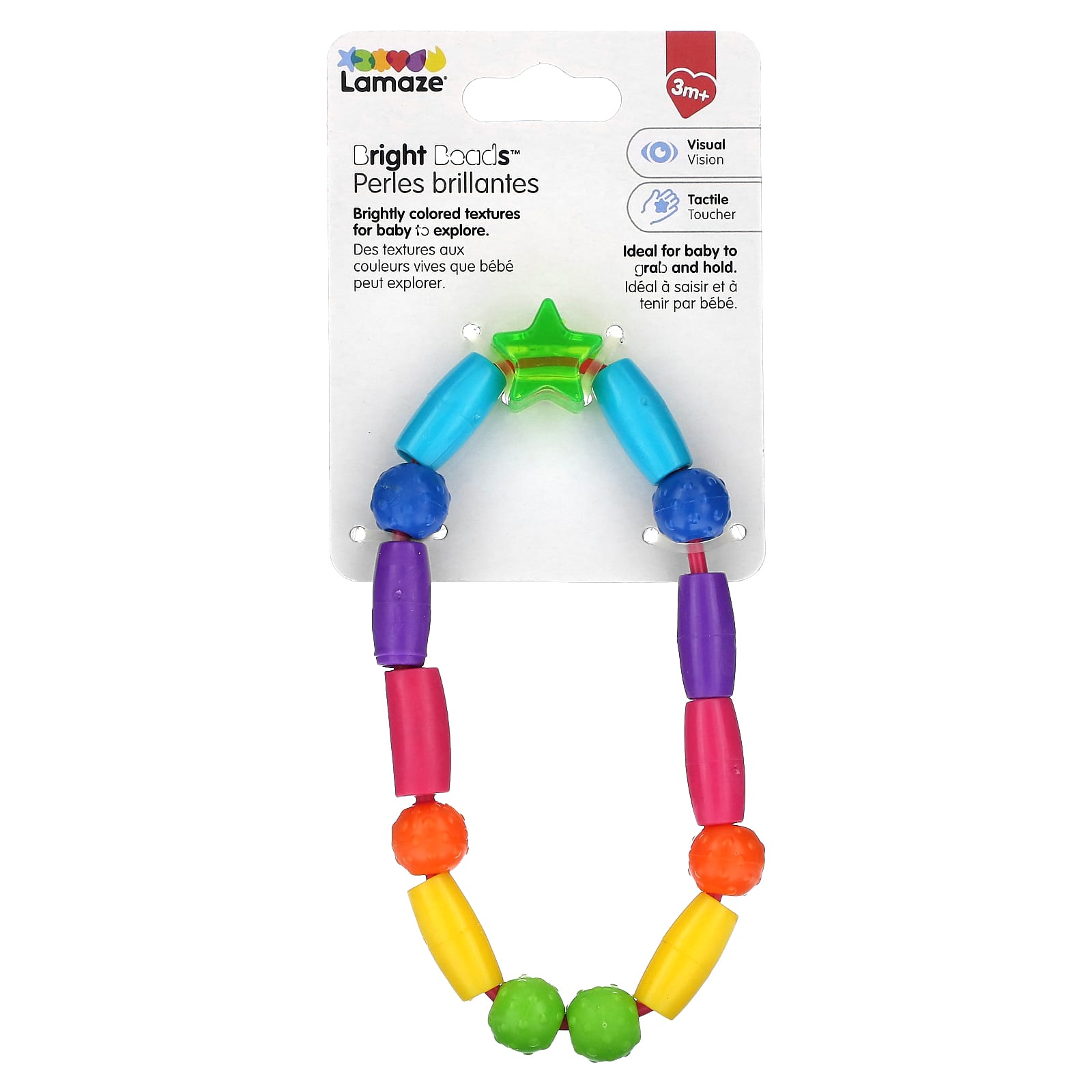 Lamaze, Bright Bead, игрушка для прорезывания зубов, 3+ месяцев, 1 игрушка для прорезывания зубов
